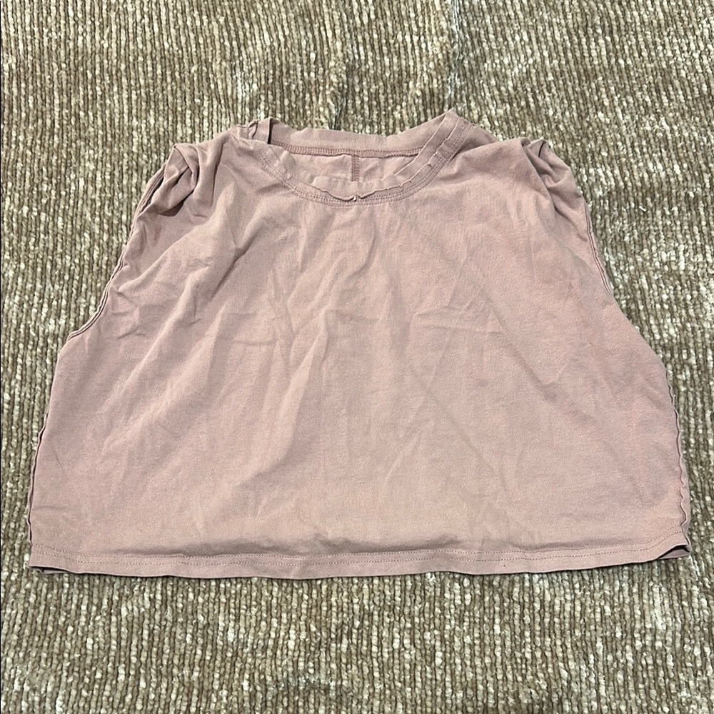 Women's Pink Sleeveless Top